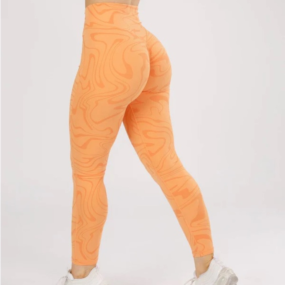 PARAGON Orange Patterned Leggings